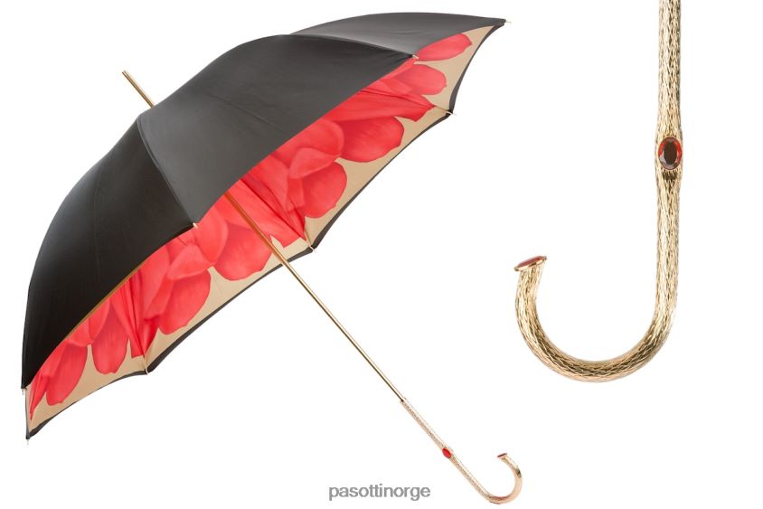 paraply | PASOTTI 189 21065-21 p5 - paraply med blomst inni 8B6Z26385 kvinner