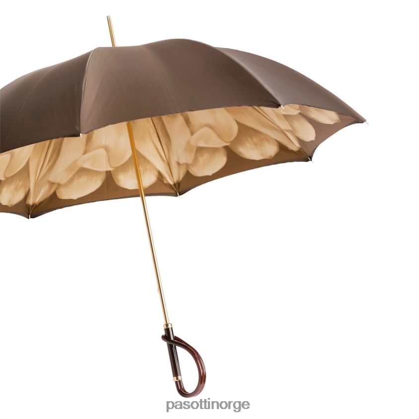 paraply | PASOTTI 189 21065-40 a - brun dahlia paraply, dobbel klut 8B6Z26371 kvinner