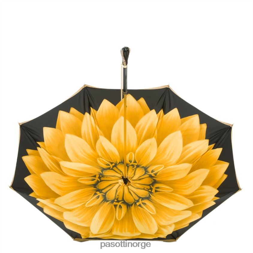 paraply | PASOTTI 189 21273-6 s8ab - luksus gull dahlia paraply, dobbel klut 8B6Z26387 kvinner