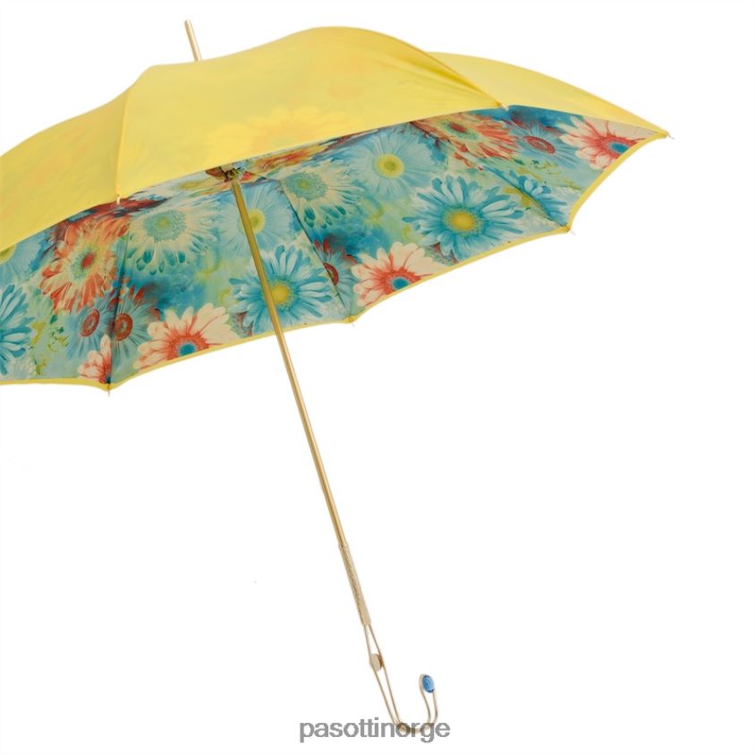 paraply | PASOTTI 189 35-5 s18 - sommersolsikker paraply, dobbel klut 8B6Z26340 kvinner