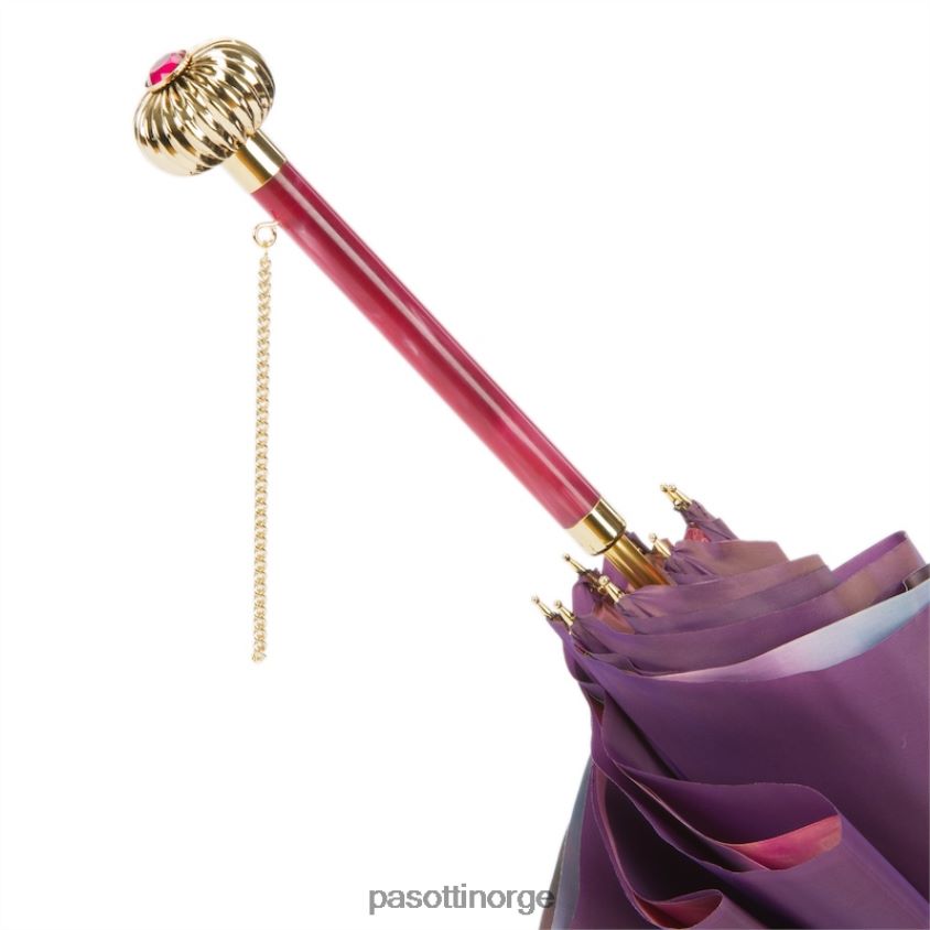 paraply | PASOTTI 189 56896-1 u14pf - lilla paraply med roser trykt interiør, dobbel klut 8B6Z26373 kvinner