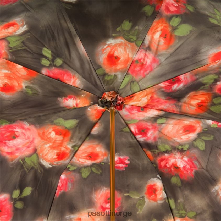 paraply | PASOTTI 189 56896-9 a - oransje blomster paraply, dobbel klut 8B6Z26386 kvinner