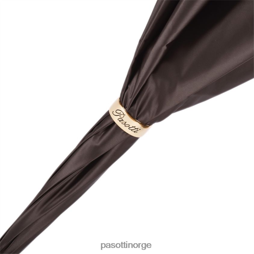 paraply | PASOTTI 189 58303-16 f38 - brunblomstret paraply, dobbel klut 8B6Z26379 kvinner