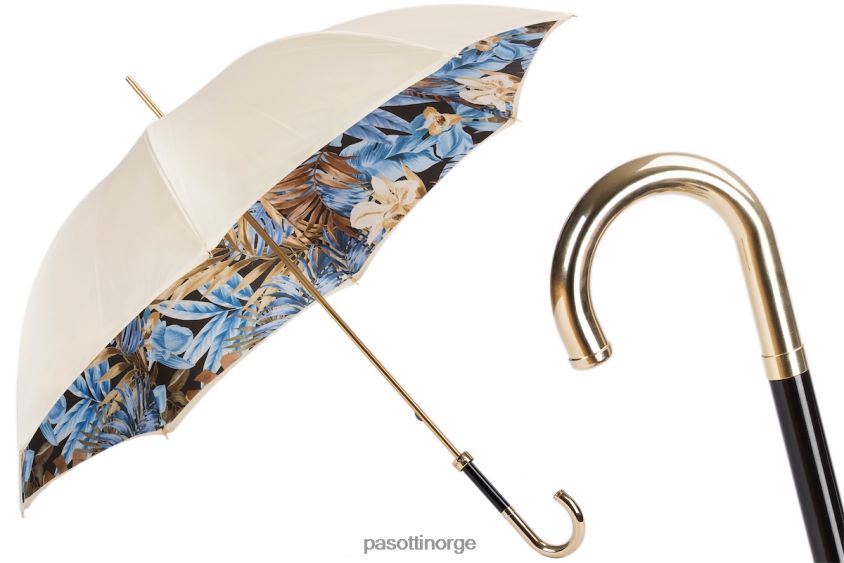 paraply | PASOTTI 189 58758-6 p27 - paraply med jungeltrykk, dobbel klut 8B6Z26363 kvinner