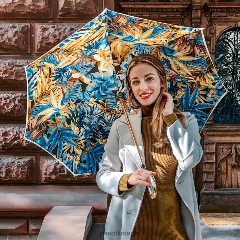 paraply | PASOTTI 189 58758-6 p27 - paraply med jungeltrykk, dobbel klut 8B6Z26363 kvinner