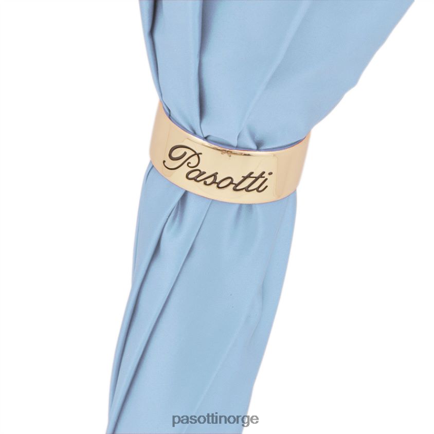 paraply | PASOTTI 189 58979-4 s16 - lyseblå naturparaply med sommerfugler 8B6Z26354 kvinner