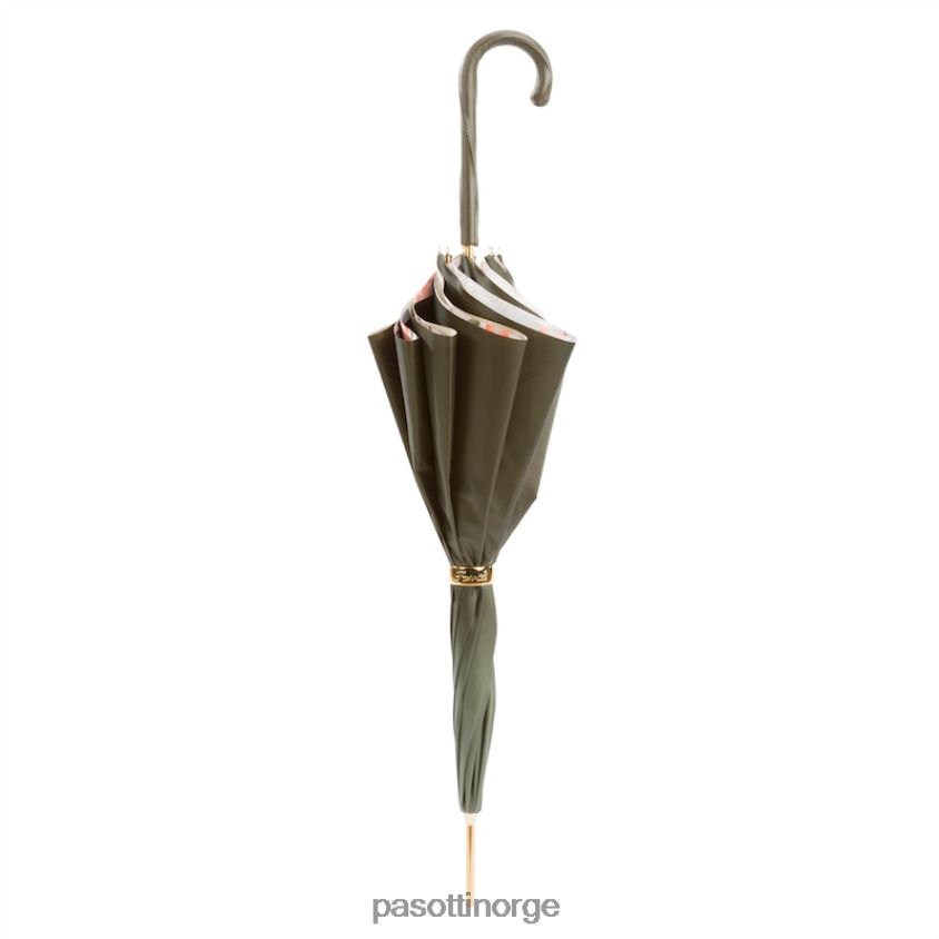 paraply | PASOTTI 189 5f529-2 z16 - pastellgrønn paraply, blomsterinteriør 8B6Z26351 kvinner