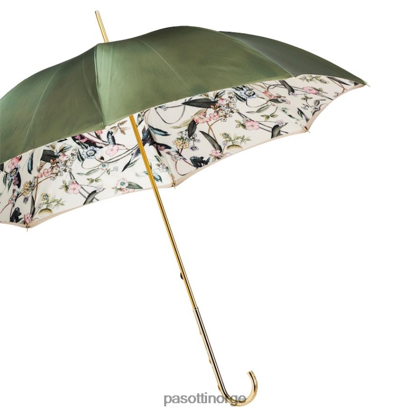 paraply | PASOTTI 189 5k341-5 c22 - olivengrønn paraply 8B6Z26341 kvinner