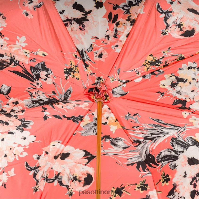 paraply | PASOTTI 189 5k598-3 z5 - blomstret vintage paraply, dobbel klut 8B6Z26372 kvinner