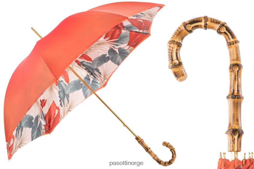 paraply | PASOTTI 189 5z066-4 z20 - bambushåndtak wumbrella 8B6Z26368 kvinner