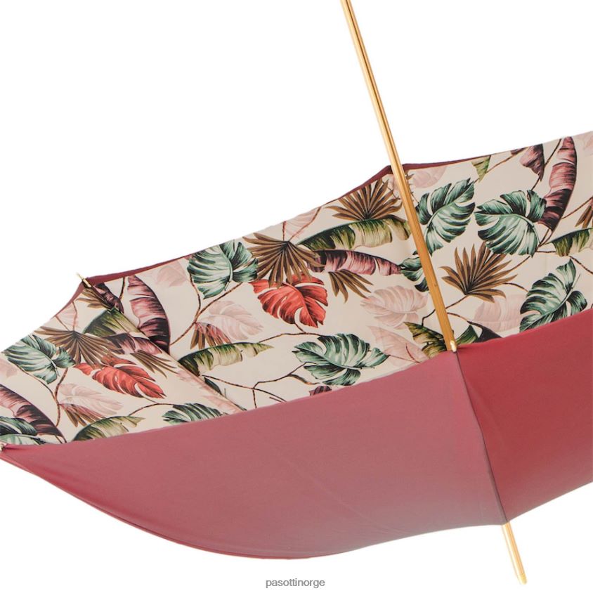 paraply | PASOTTI 189 9f228-6 p - tropisk paraply bordeaux 8B6Z26338 kvinner