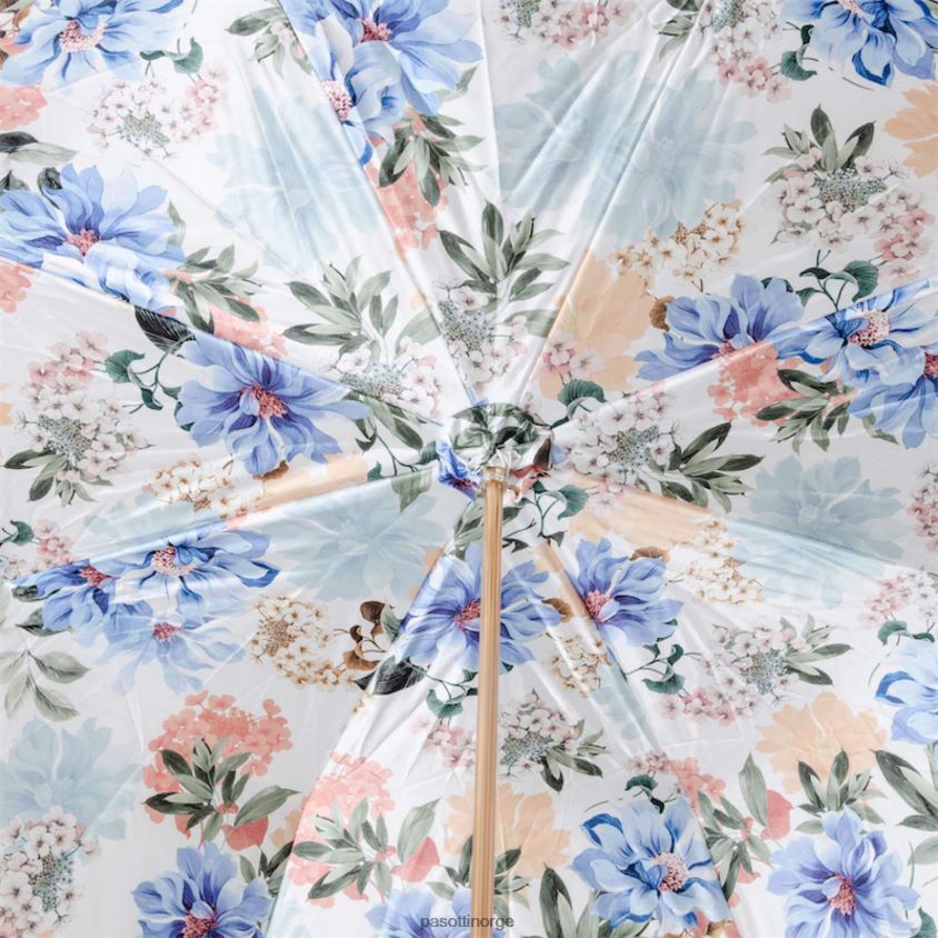 paraply | PASOTTI 189 9l267-1 p5 - elfenben paraply blomstret 8B6Z26323 kvinner