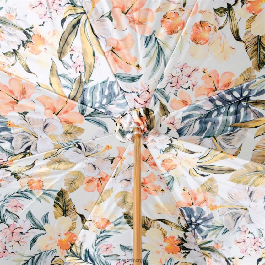 paraply | PASOTTI 189 9l578-6 p - grå paraply med blomster på innsiden 8B6Z26366 kvinner