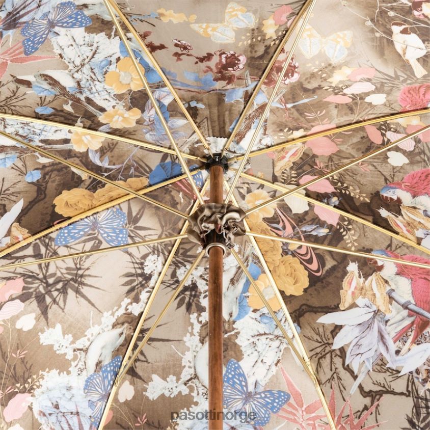 paraply | PASOTTI 397 58637-17 g - naturparaply med torv 8B6Z26388 kvinner