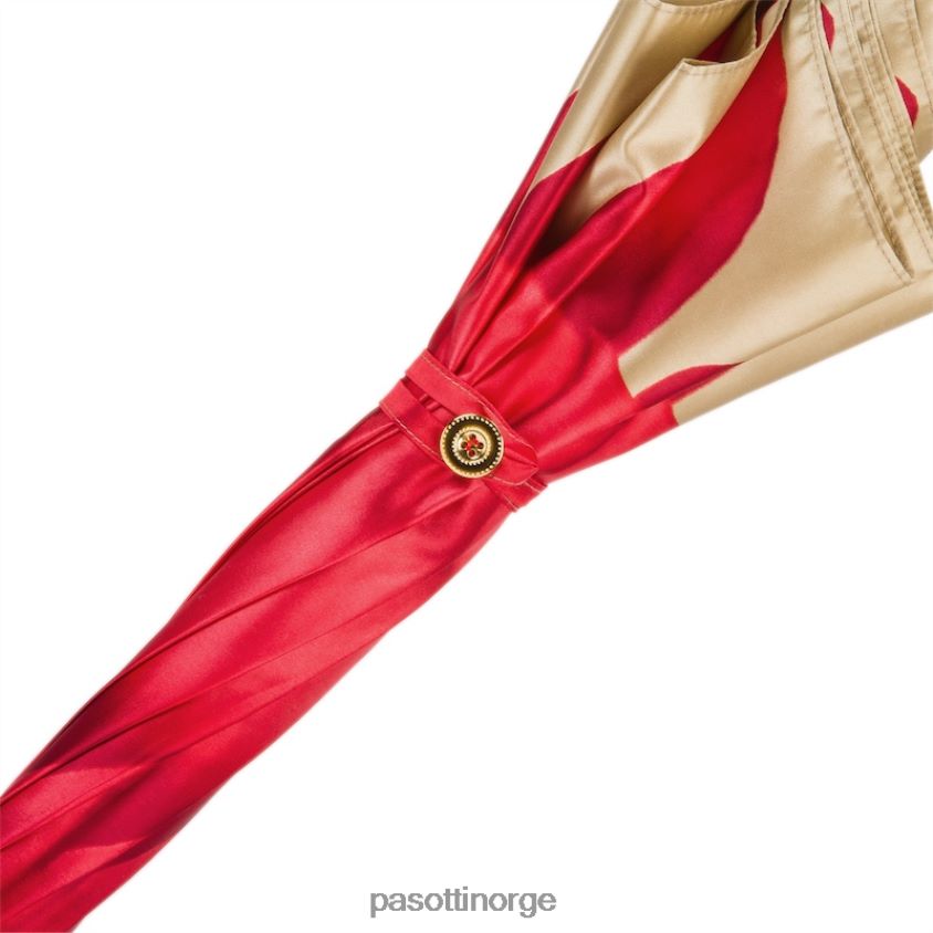 paraply | PASOTTI 460 21065-21 p - rød dahlia paraply 8B6Z26364 kvinner