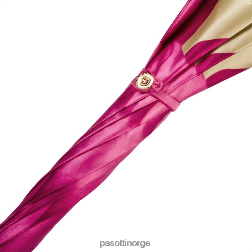 paraply | PASOTTI 460 21065-30 p5 - fuchsia dahlia paraply 8B6Z26344 kvinner