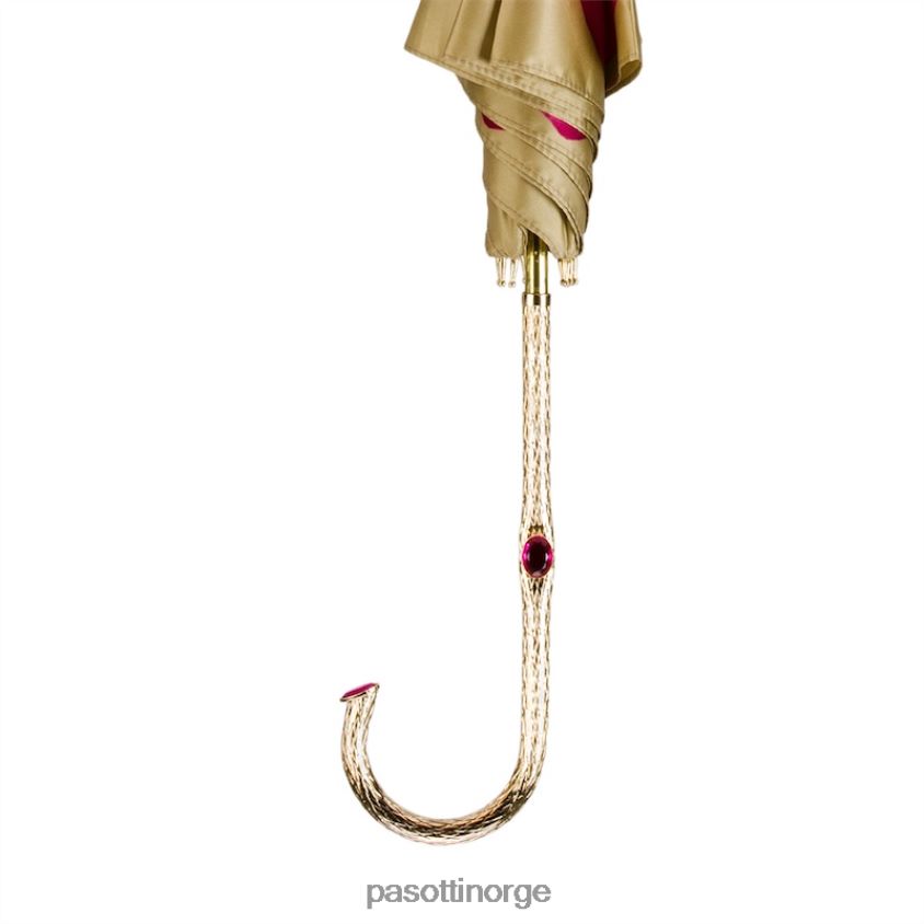 paraply | PASOTTI 460 21065-30 p5 - fuchsia dahlia paraply 8B6Z26344 kvinner