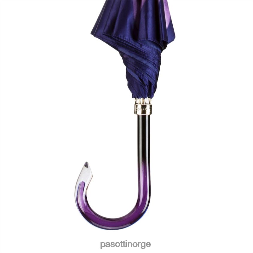 paraply | PASOTTI 460n 21065-71 g15 - lilla dahlia paraply 8B6Z26369 kvinner