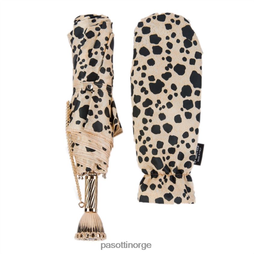 paraply | PASOTTI 257 1411-29 p11 - sammenleggbar paraply med leopardmønster 8B6Z26585 kvinner