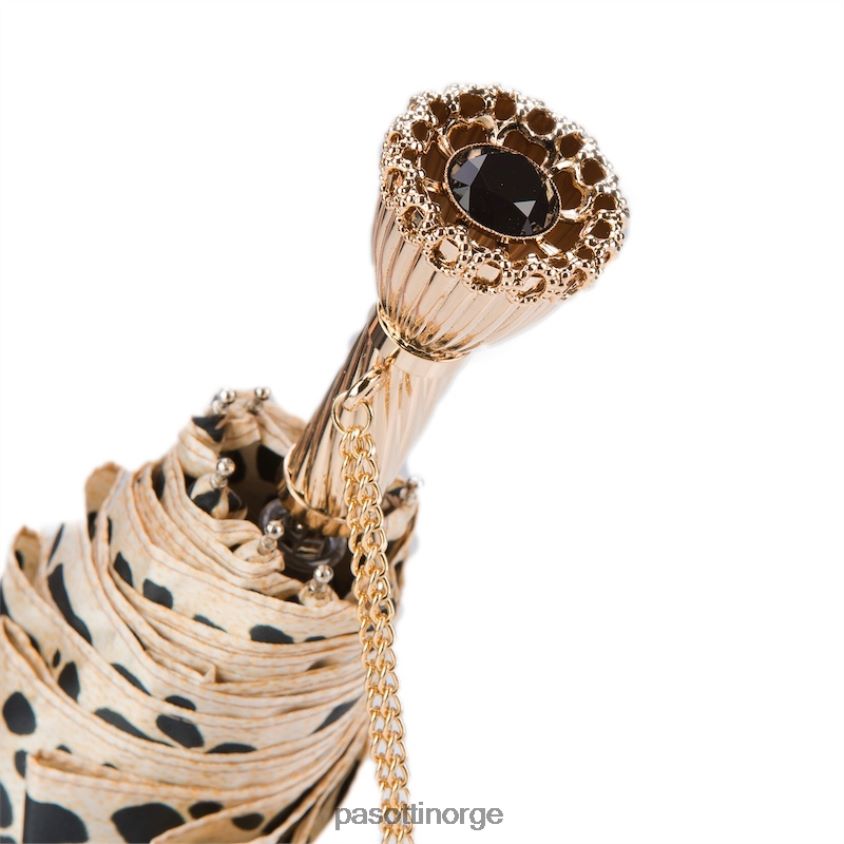 paraply | PASOTTI 257 1411-29 p11 - sammenleggbar paraply med leopardmønster 8B6Z26585 kvinner