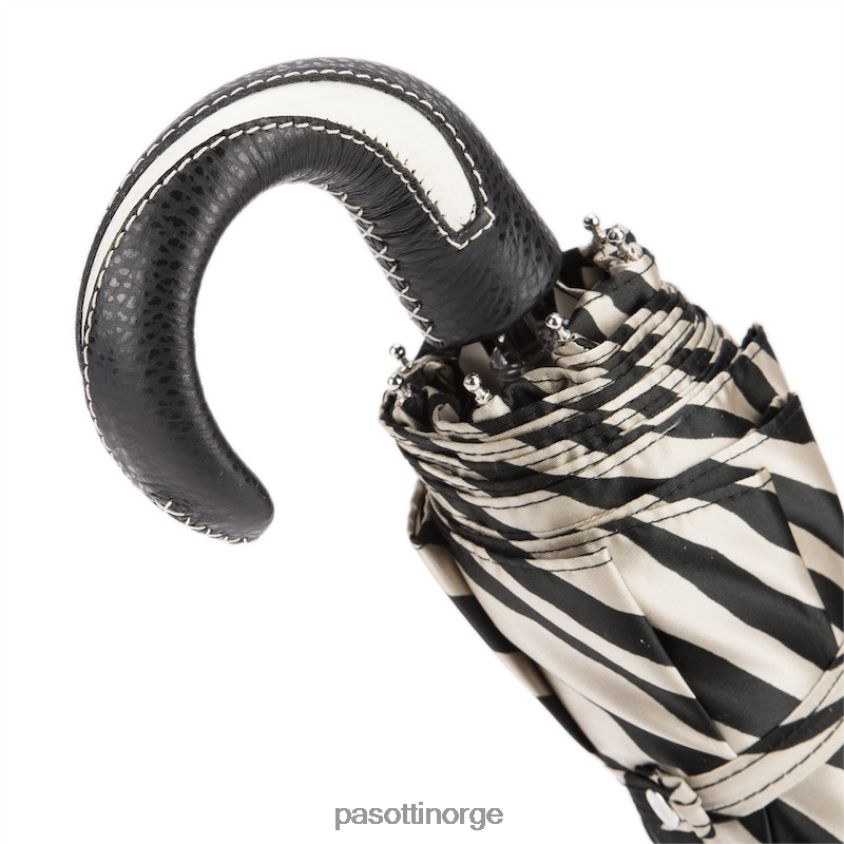 paraply | PASOTTI 257 21028-55 d19 - sammenleggbar sebraparaply 8B6Z26613 kvinner