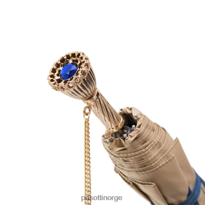 paraply | PASOTTI 257 21065-13 p11 - blå dahlia sammenleggbar paraply 8B6Z26596 kvinner