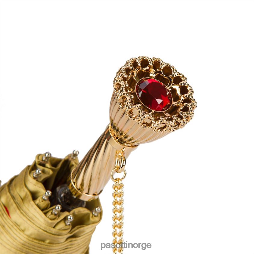 paraply | PASOTTI 257 21065-21 p11 - rød dahlia sammenleggbar paraply 8B6Z26589 kvinner