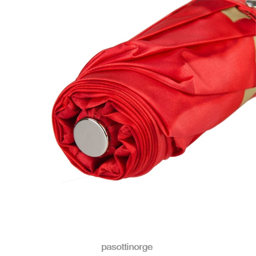 paraply | PASOTTI 257 21065-21 p11 - rød dahlia sammenleggbar paraply 8B6Z26589 kvinner