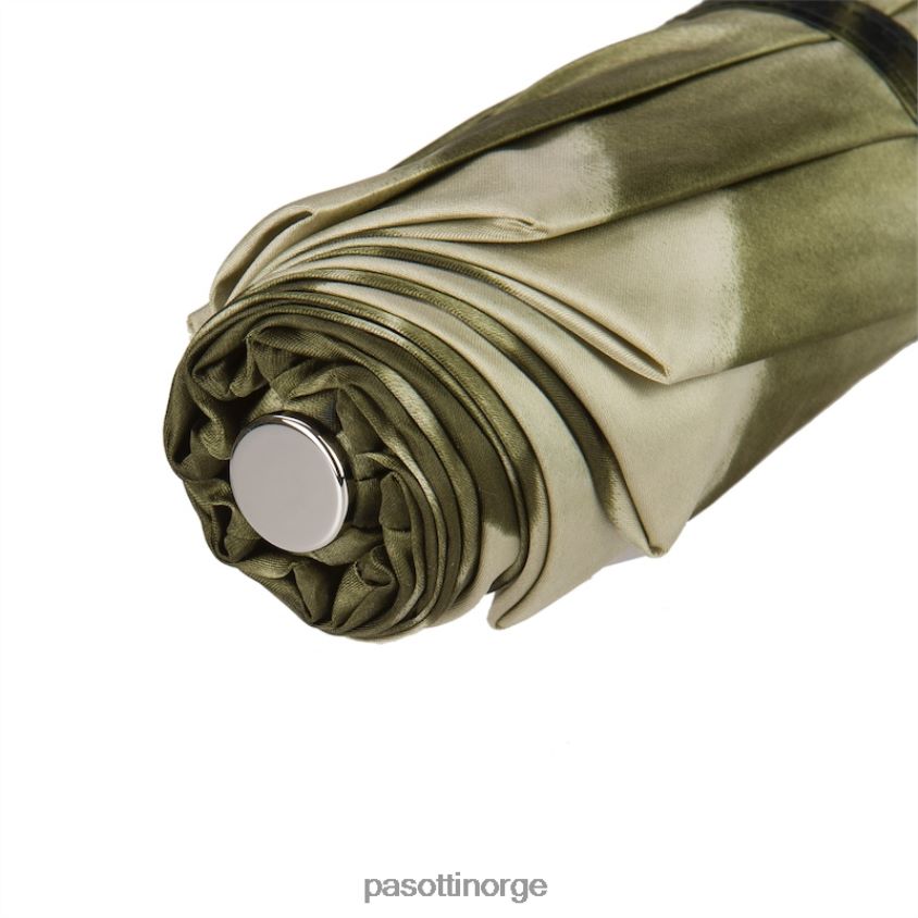 paraply | PASOTTI 257 21273-13 141 - sammenleggbar paraply med grønn blomstertukan 8B6Z26592 kvinner