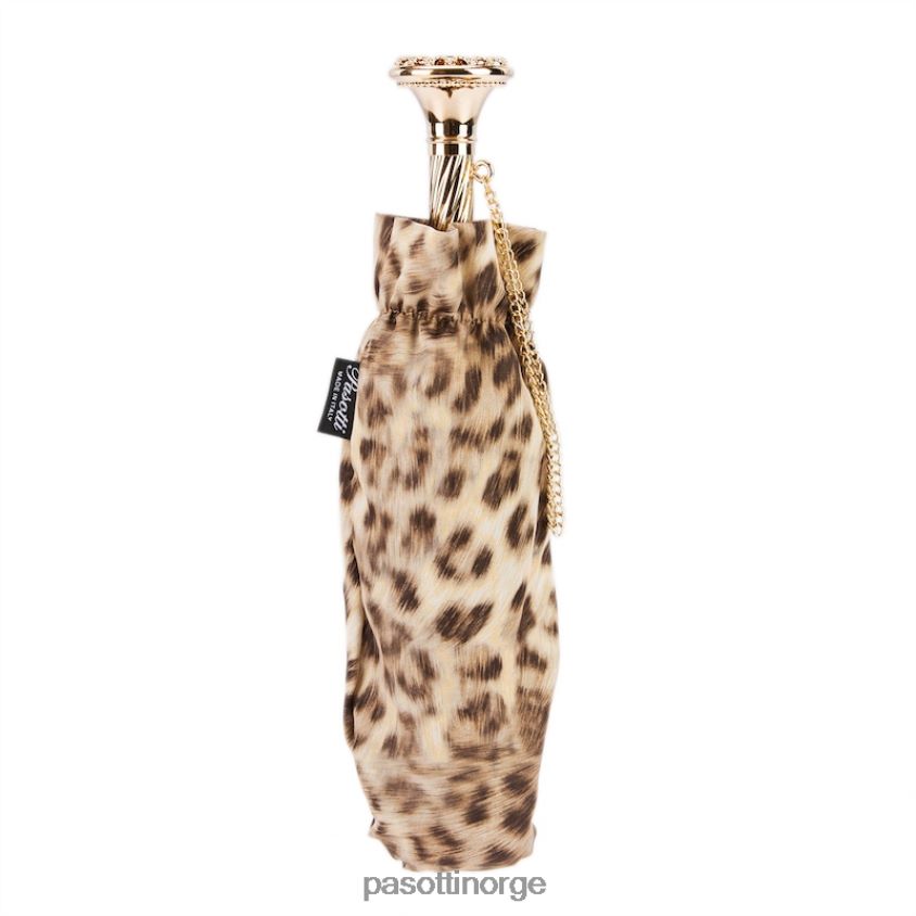 paraply | PASOTTI 257 52417-16 p12 - leopard sammenleggbar paraply 8B6Z26599 kvinner