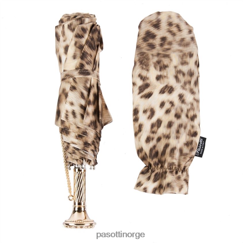 paraply | PASOTTI 257 52417-16 p12 - leopard sammenleggbar paraply 8B6Z26599 kvinner