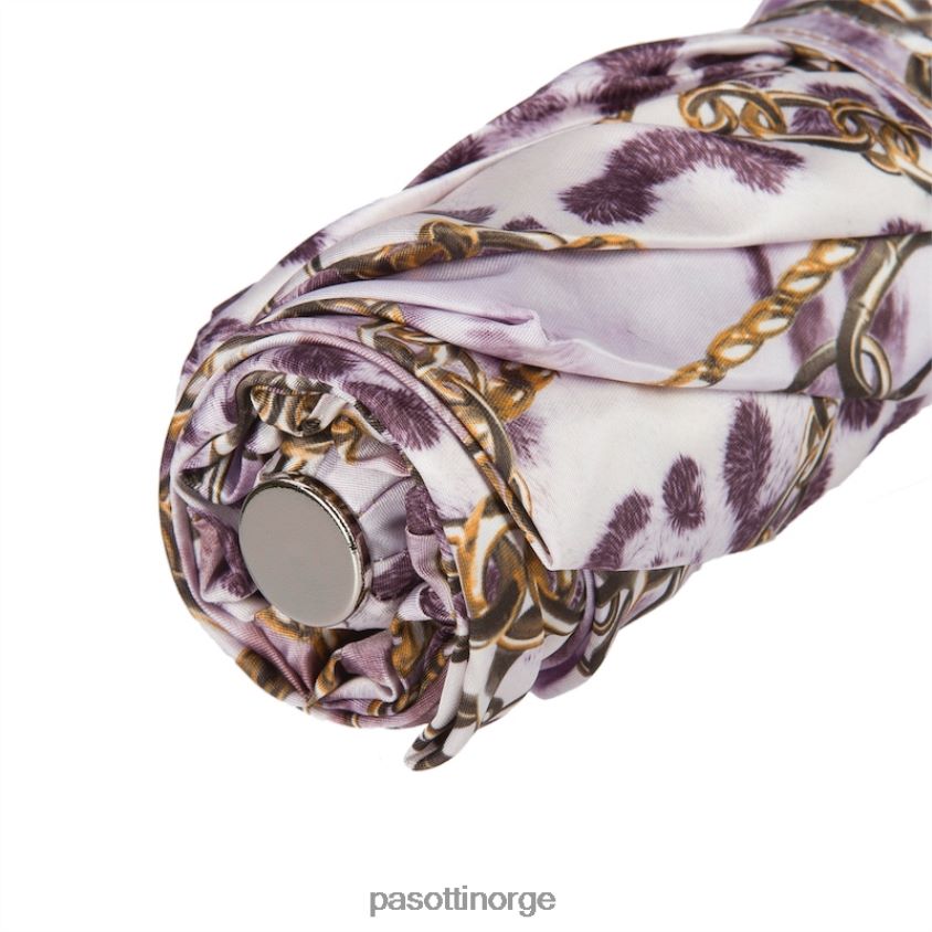 paraply | PASOTTI 257 58002-7 p14 - animalier og kjedetrykk sammenleggbar paraply 8B6Z26618 kvinner