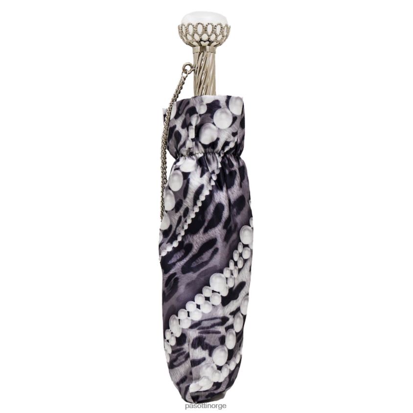 paraply | PASOTTI 257 5a003-34 a29 - sammenleggbar paraply med perletrykk 8B6Z26625 kvinner