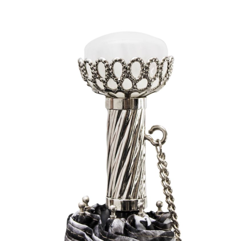 paraply | PASOTTI 257 5a003-34 a29 - sammenleggbar paraply med perletrykk 8B6Z26625 kvinner