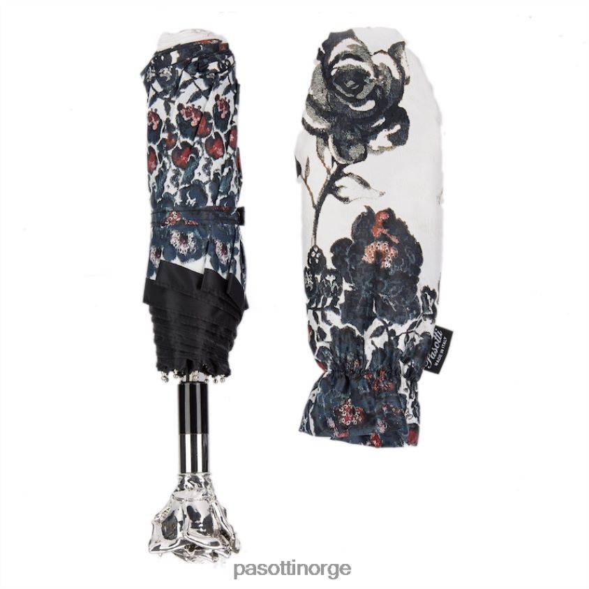 paraply | PASOTTI 257 9666-1 w43 - sølv rose sammenleggbar paraply 8B6Z26590 kvinner