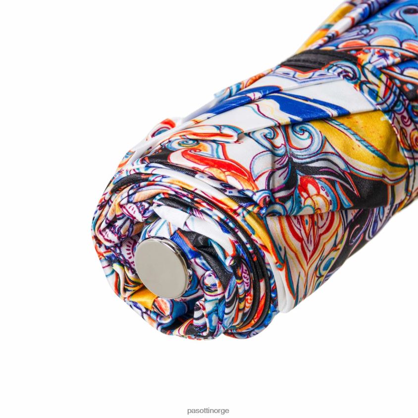 paraply | PASOTTI 257 9l982-1 p12 - sammenleggbar paraply maiolica 8B6Z26574 kvinner