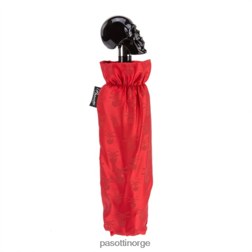 paraply | PASOTTI 257 prt w33ne - svart hodeskalle sammenleggbar paraply 8B6Z26614 kvinner