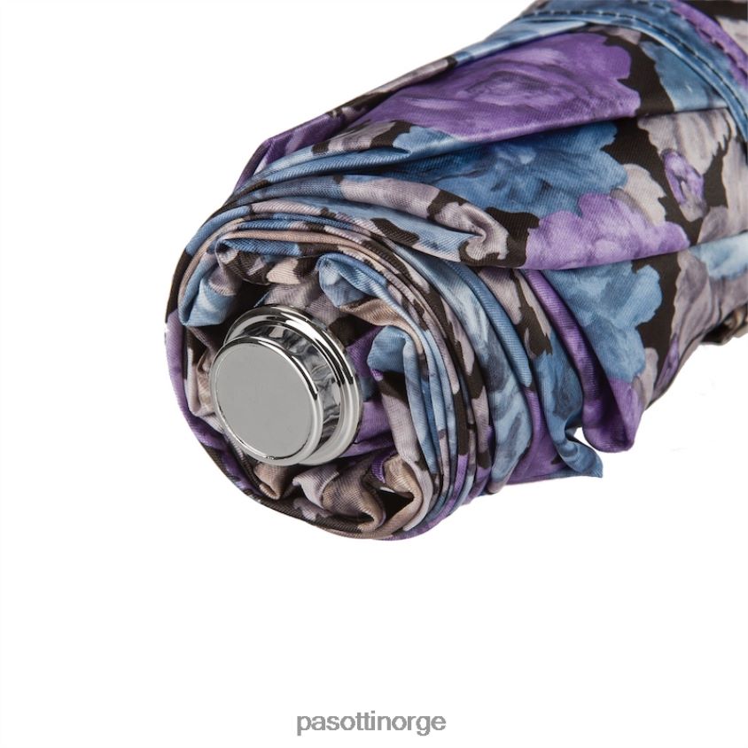paraply | PASOTTI 261s 57982-9 b54 - elegant blomstret sammenleggbar paraply 8B6Z26607 kvinner