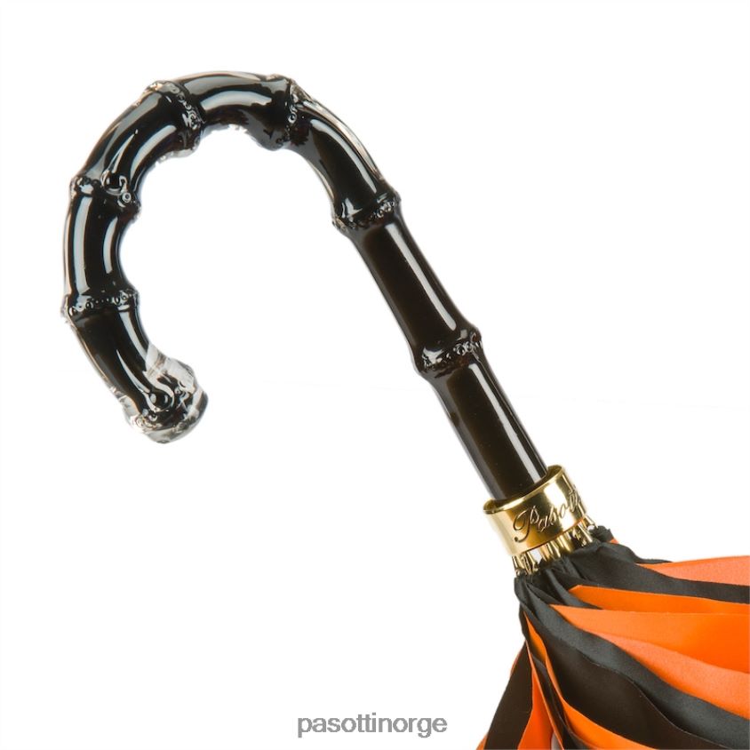 paraply | PASOTTI 189 30093-4 n5 - paraply med oransje penselstrøk, dobbel klut 8B6Z26479 kvinner