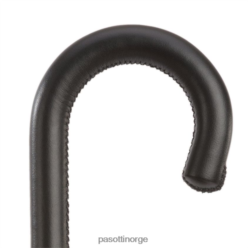 paraply | PASOTTI 189 52864-111 p - tartanforet svart paraply med skinnhåndtak, dobbel klut 8B6Z26461 kvinner