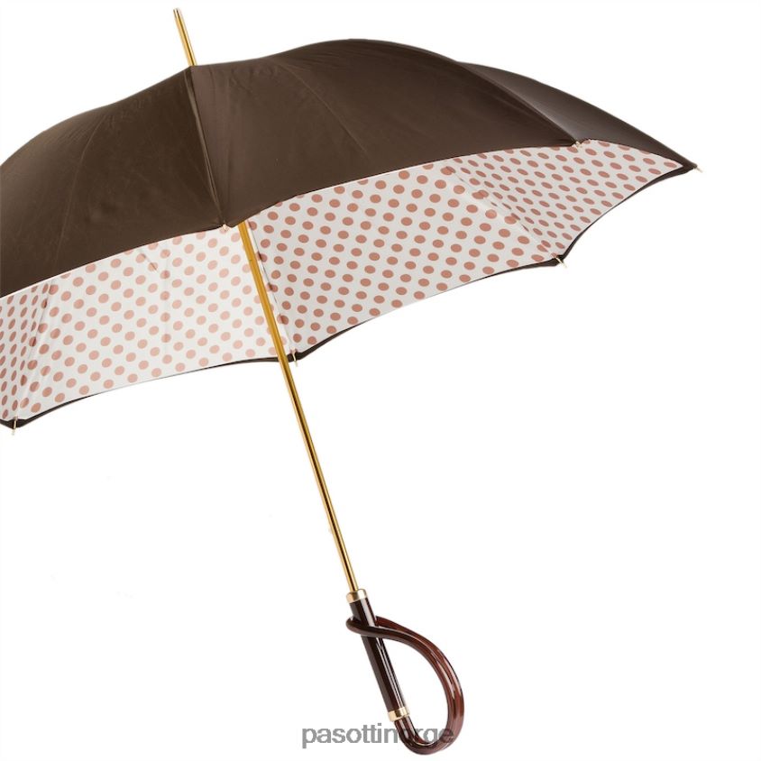 paraply | PASOTTI 189 55874-13 a - beige prikkete paraply 8B6Z26460 kvinner