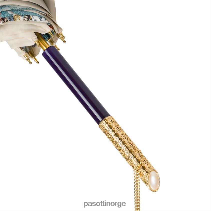 paraply | PASOTTI 189 5d566-1 u5 - vintage perleparaply, dobbel klut 8B6Z26482 kvinner