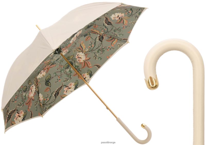 paraply | PASOTTI 189 5g414-4 m17 - klassisk elfenben paraply 8B6Z26442 kvinner