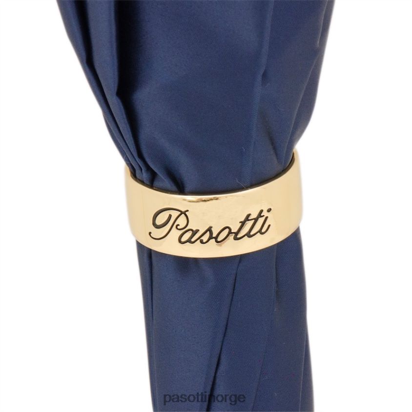 paraply | PASOTTI 189 5y743-1 p - klassisk marineblå paraply med striper og blomster 8B6Z26452 kvinner