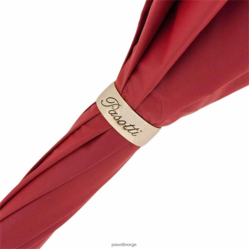 paraply | PASOTTI 189 9l980-2 c26 - vintage burgunderparaply 8B6Z26488 kvinner