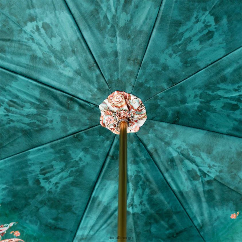 paraply | PASOTTI 189 vf662-8 z5 - burgunder paisley paraply 8B6Z26434 kvinner