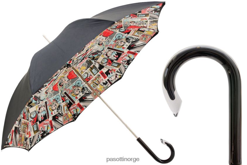 paraply | PASOTTI 189n 5k890-1 g15 - tegneserieparaply 8B6Z26451 kvinner