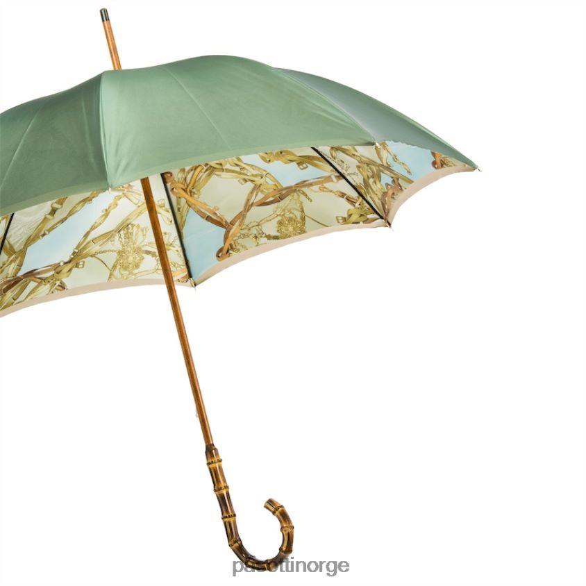 paraply | PASOTTI 397 58152-3 b - bambus håndtak paraply med hodelag, dobbel klut 8B6Z26486 kvinner