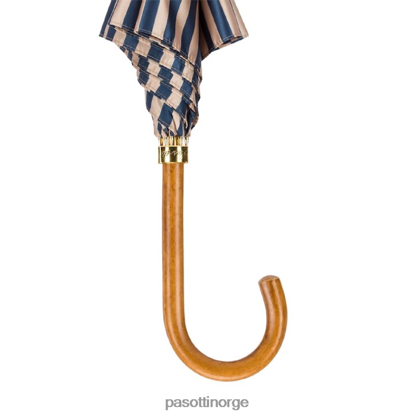 paraply | PASOTTI 460 21352-3 m - stripete paraply med håndtak i malakka 8B6Z26457 kvinner