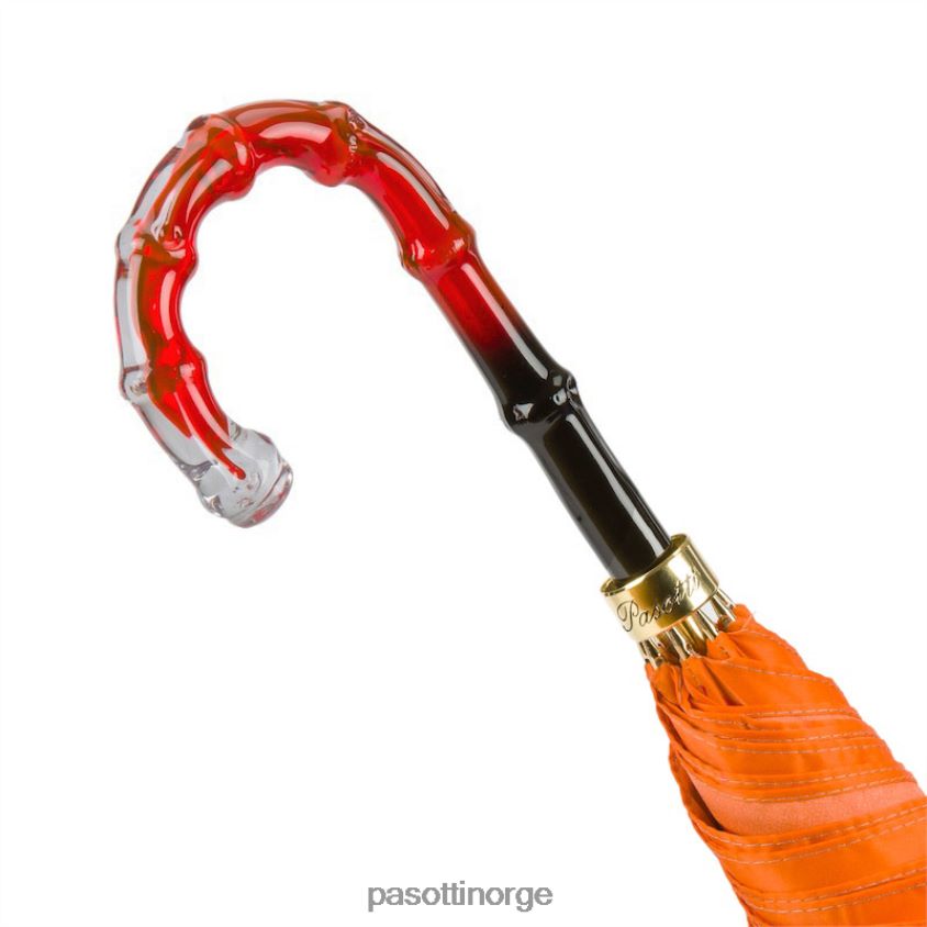 paraply | PASOTTI 460 30093-4 n5 - oransje penselstrøk 8B6Z26464 kvinner